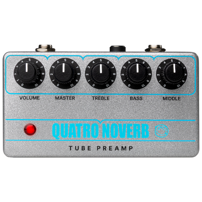 stereo preamp pedal QUATRO NOVERB – Nerdvana Pedals LLC
